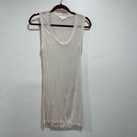 Cabi Pale Pink Sheer mini dress - Picture 1 of 3